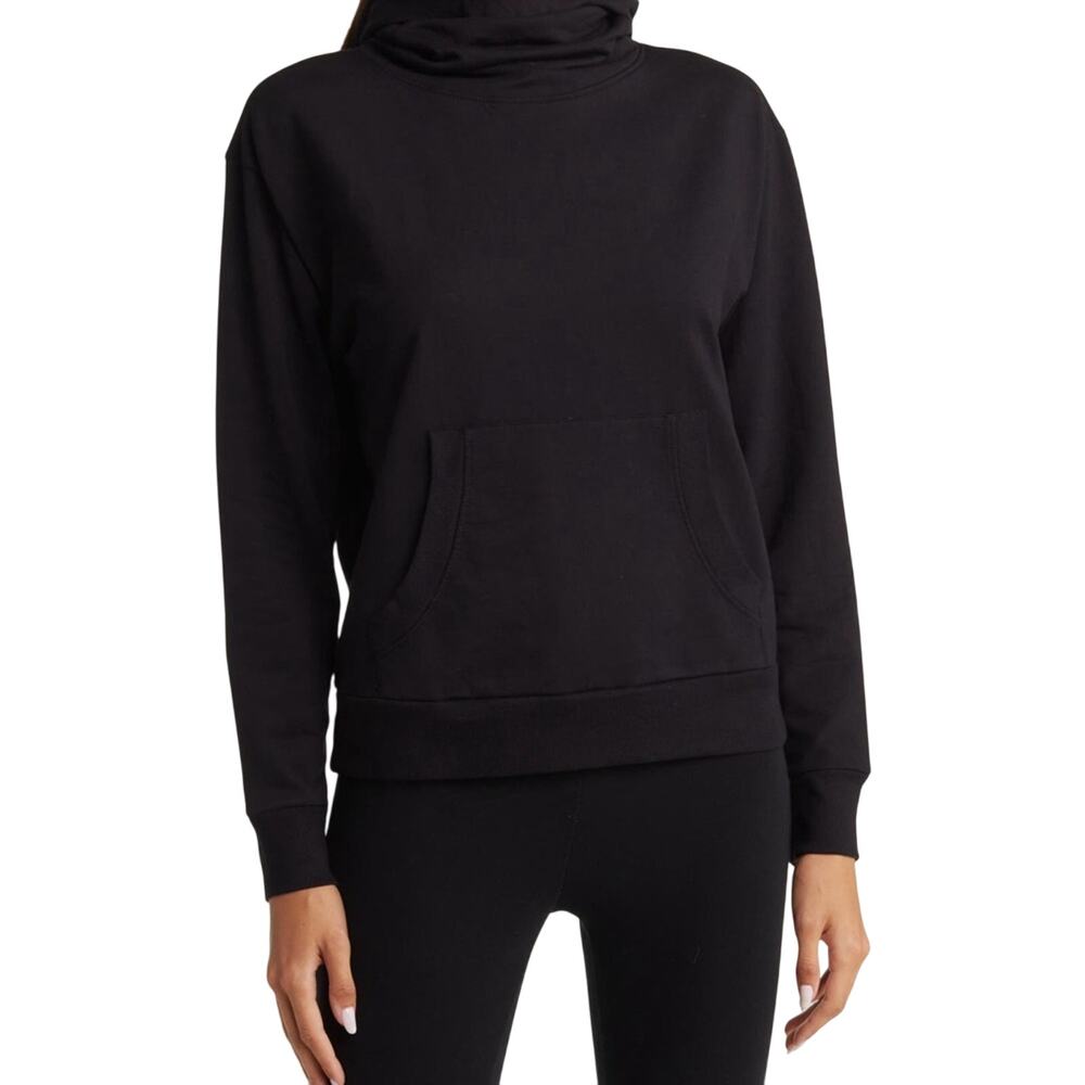 Z by Zella Performance Half Time Long Neck Running Hooded Sweater Size M